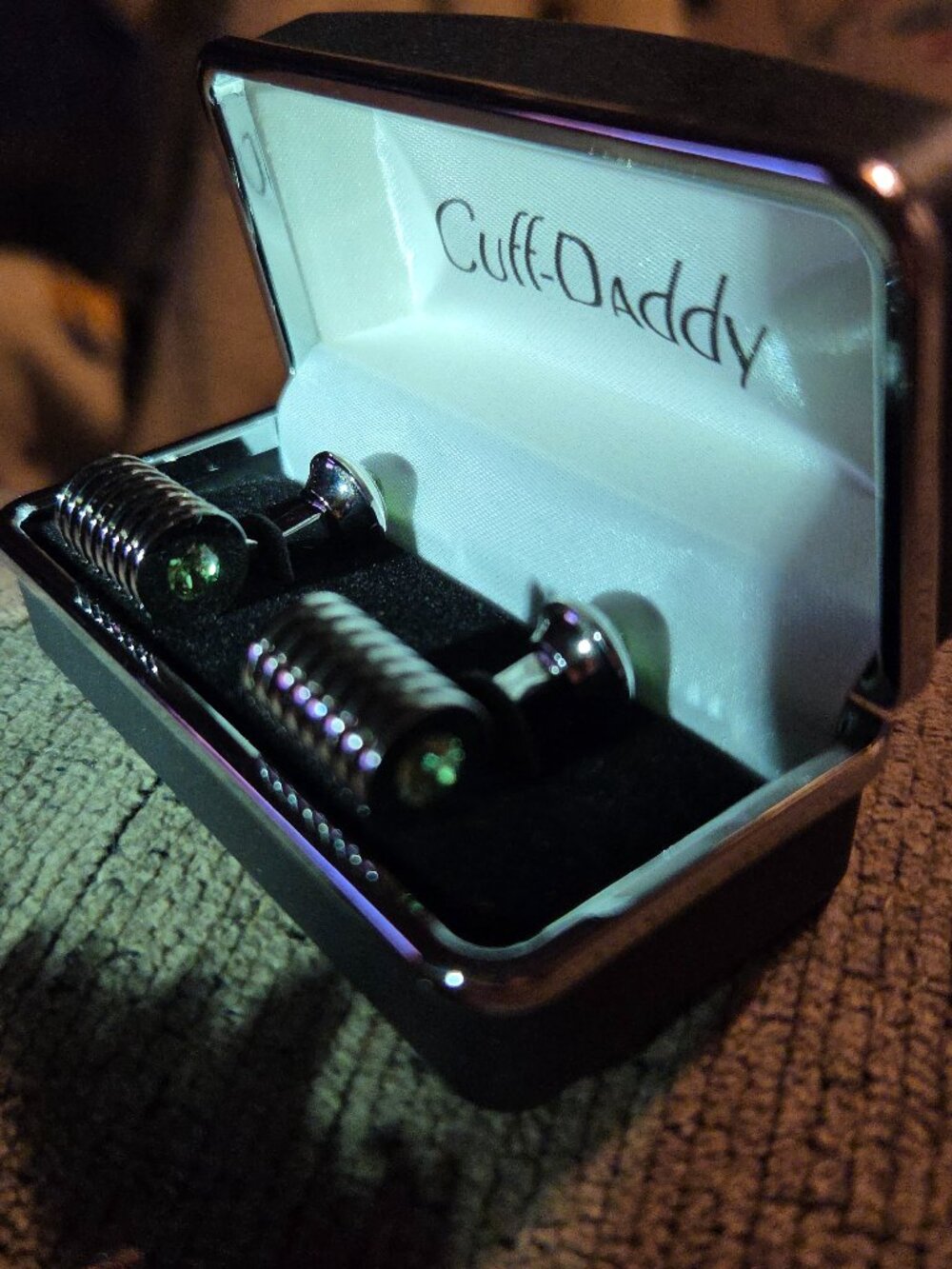 Peridot Cuff Links